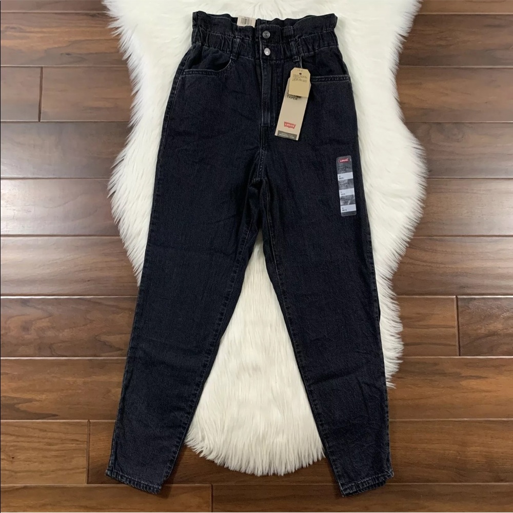 Levi's High Waisted Taper Paperbag Denim Jeans
